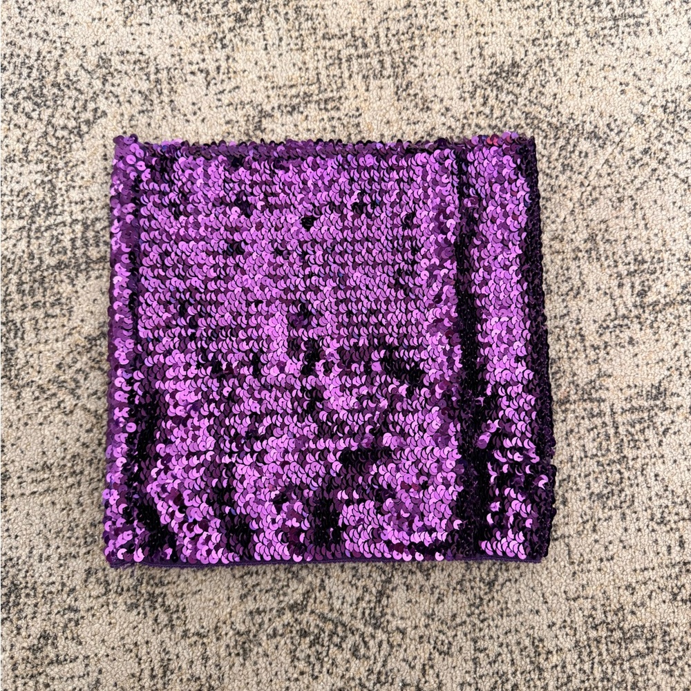 Purple Sequin Tube Top